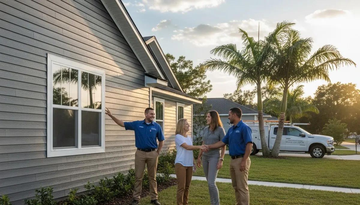 Professional vinyl siding installation by local contractors in Jacksonville, FL