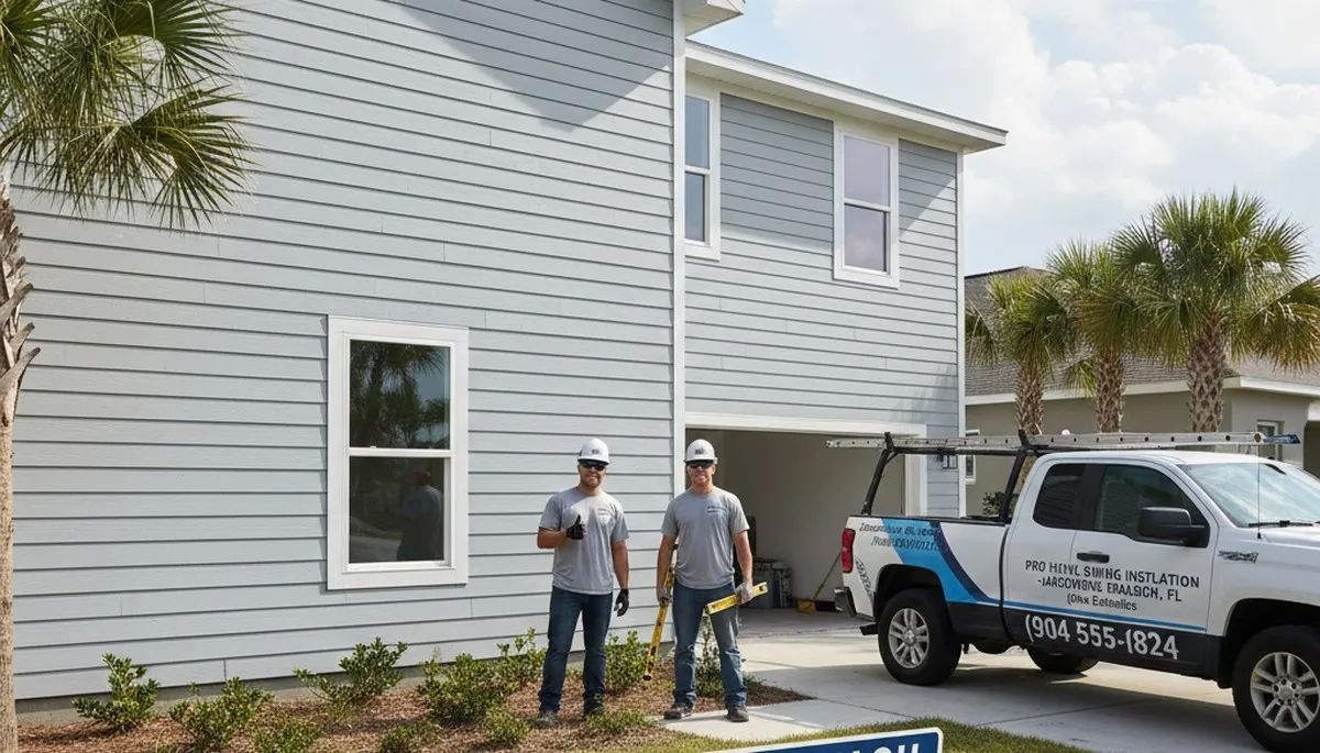 Professional vinyl siding installation by expert contractors in Jacksonville, FL
